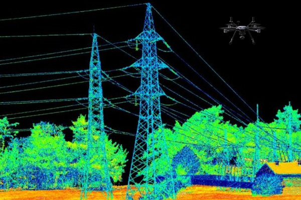 Lidar power transmission